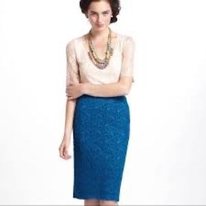 Anthropologie Moulinette Soeurs Lapis Lace Skirt